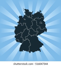 map of Germany