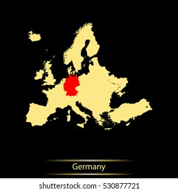 map of Germany