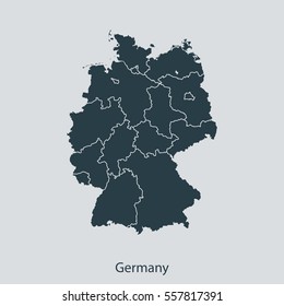 map of Germany