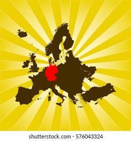 map of Germany