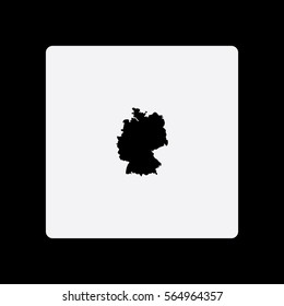 Map of Germany Vector Illustration

