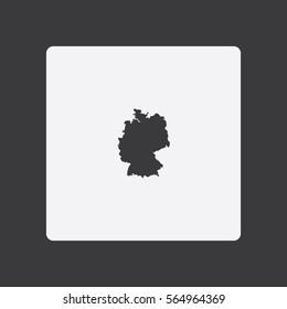 Map of Germany Vector Illustration

