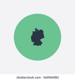 Map of Germany Vector Illustration

