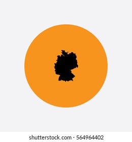 Map of Germany Vector Illustration

