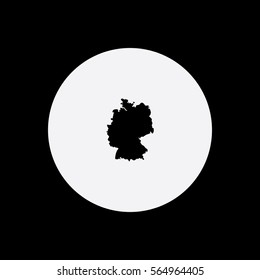 Map of Germany Vector Illustration

