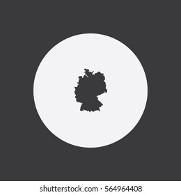 Map of Germany Vector Illustration

