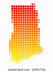 Map of Ghana