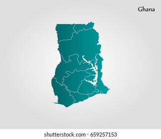 Map of Ghana