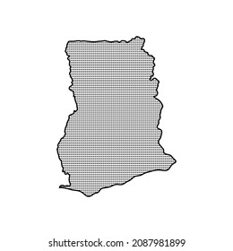 map of Ghana-vector illustration. Free Vector