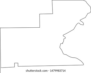 Map Of Glades County In Florida State