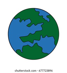 map global world earth round icon