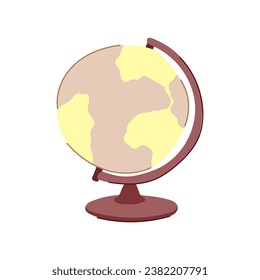 map globe cartoon. sphere sign, travel business, graphic geography map globe sign. isolated symbol vector illustration