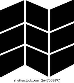 Map Glyph Vector Icon Design