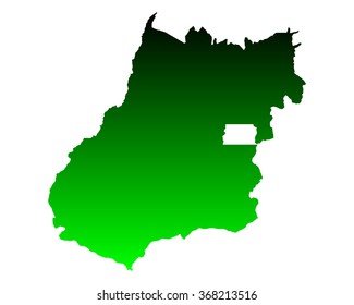 Map of Goias