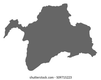 Map - Gorno-Badakhshan (Tajikistan)