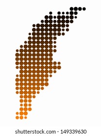 Map of Gotland