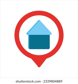 Map and GPS icon sign editable free vector image