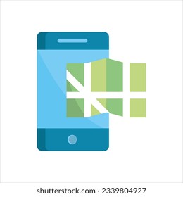 Señal de icono de mapa y GPS editable imagen vectorial libre