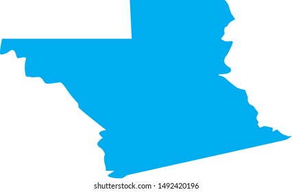 map of Grant county in louisiana