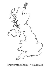 2,743 Uk map grey Images, Stock Photos & Vectors | Shutterstock