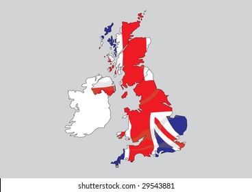 Map of Great Britain and Ireland