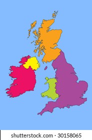 Map Of Great Britain And Ireland