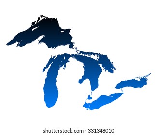 Map Of Great Lakes