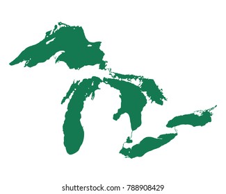 Map Of Great Lakes