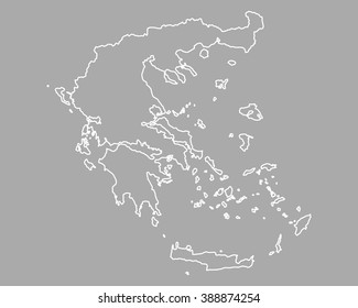 Map of Greece