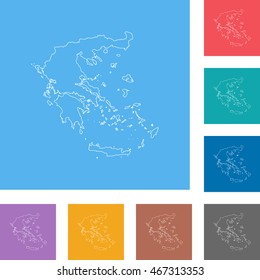 map of Greece