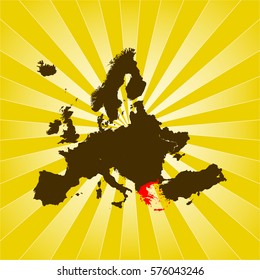map of Greece