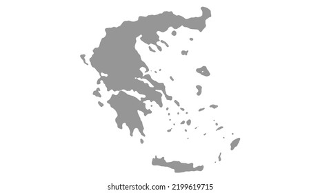 Map Greece vector background. Isolated country texture