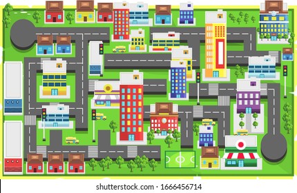 City Map Cartoon Images, Stock Photos & Vectors | Shutterstock