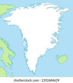 Map of Greenland