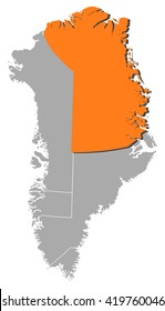 Map - Greenland, Northeast Greenland National Park