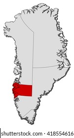 Map - Greenland, Qeqqata