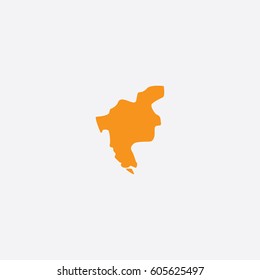 Map of Guangzhou Vector Illustration