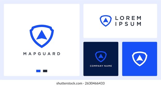 Map guard logo design inspiration