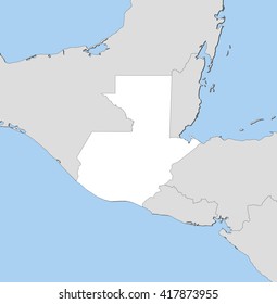 Map - Guatemala