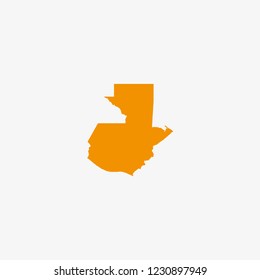 Map of Guatemala Vector Illustration
