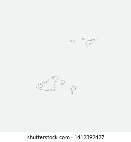 Map of Guernsey graphic element Illustration template