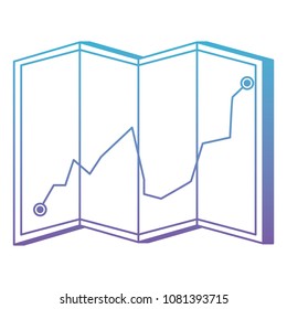 map guide paper icon