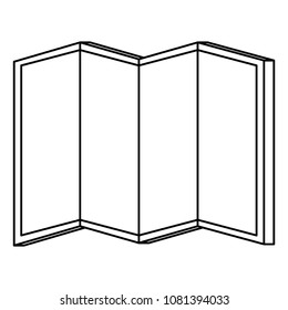 map guide paper icon