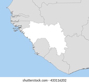 Map - Guinea