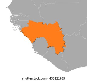 Map - Guinea