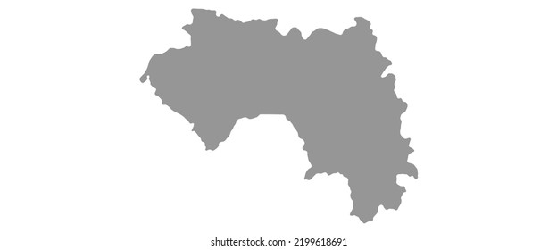 Map Guinea vector background. Isolated country texture