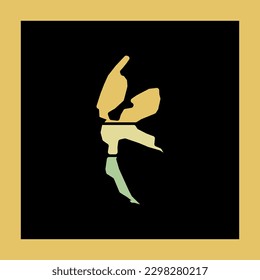 Karte der Halmahera-Illustration kreatives Design