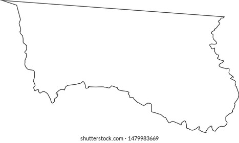 Map of Hamilton County in florida state
