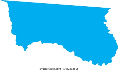 Map of Hamilton County in florida state