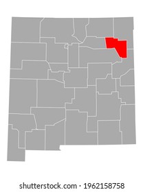 Map of Harding in New Mexico on white